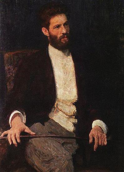 Ilya Repin Portrait of sculptor Mark Matveevich Antokolski oil painting image